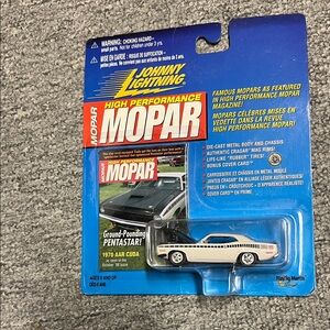 Johnny Lightning White Die-Cast Car